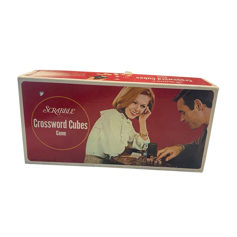 Vintage Scrabble Crossword Cubes Game